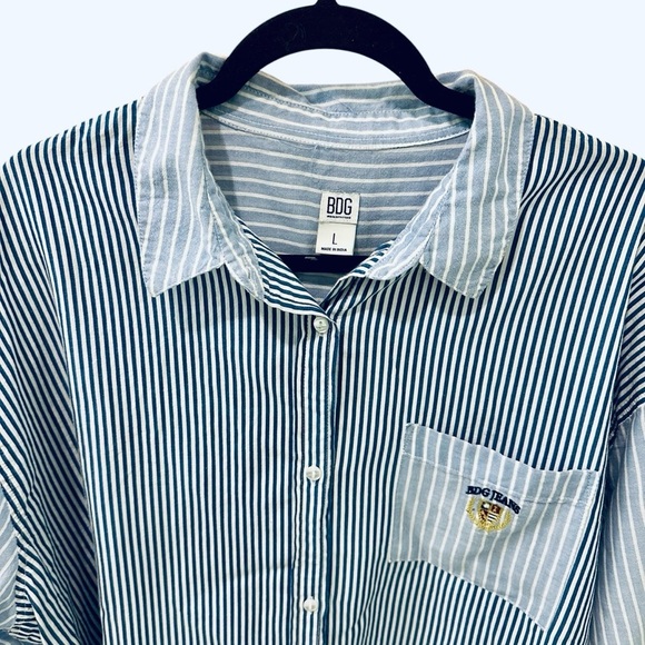 Urban Outfitters BDG oversized slouchy cotton button down shirt Large - Picture 5 of 11